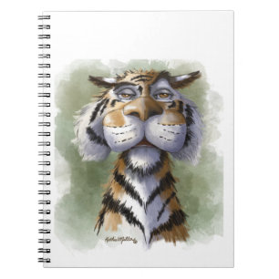 Geërgerde Tijger Cartoon Notitieboek