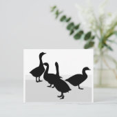 Geese Briefkaart (Staand voorkant)