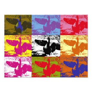 GEESE FOTO AFDRUK
