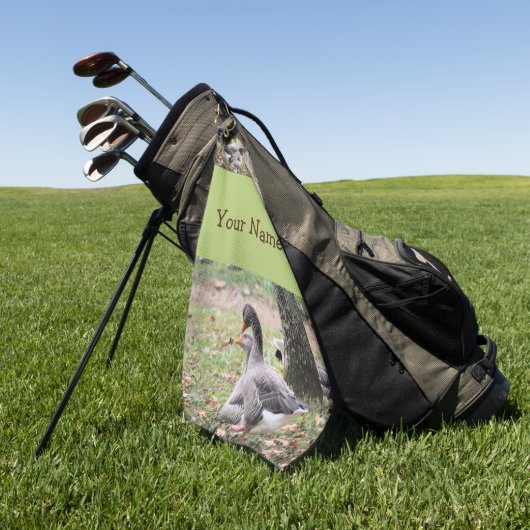 Geese Golfhanddoek (Groen)