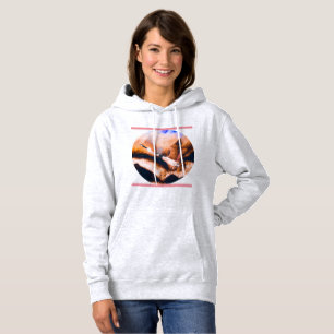 Geese in roze hoodie