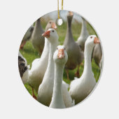 Geese Keramisch Ornament (Links)
