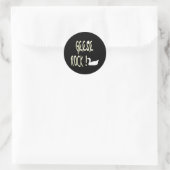 Geese Rock ! Autocollant (Sac)