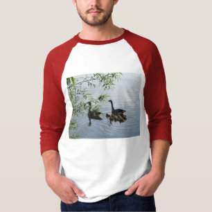 Geese sauvage Mens Raglan T-Shirt