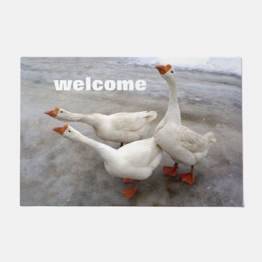 Geese wit deurmat (Voorkant)