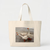 Geese wit grote tote bag (Voorkant)