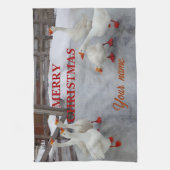 Geese wit theedoek (Verticaal)