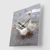Geese wit vierkante klok (Hoek)