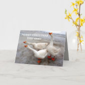 Geese witte kaart (Gele Bloem)