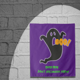 Geest Boo Aanpasbare Halloween Feest Banner Wandkleed