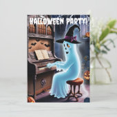 geest die orgel speelt kaart (Staand voorkant)