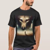 Geest Dier Wolf 1 T-shirt (Voorkant)