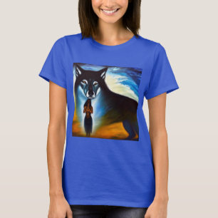 Geest Dier Wolf 4 T-shirt