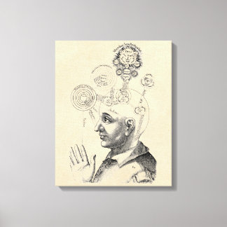 Geest en bewustzijn "Geist und Bewusstsein" Canvas Afdruk