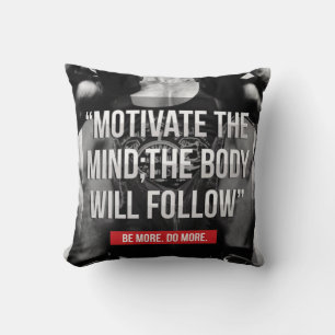 Geest en Lichaam - Workout Motivatie Kussen