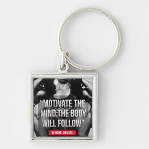 Geest en Lichaam - Workout Motivatie Sleutelhanger