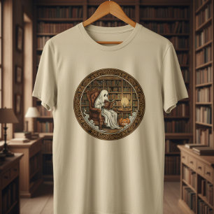 Geest In Een Bibliotheek Tri-Blend Shirt