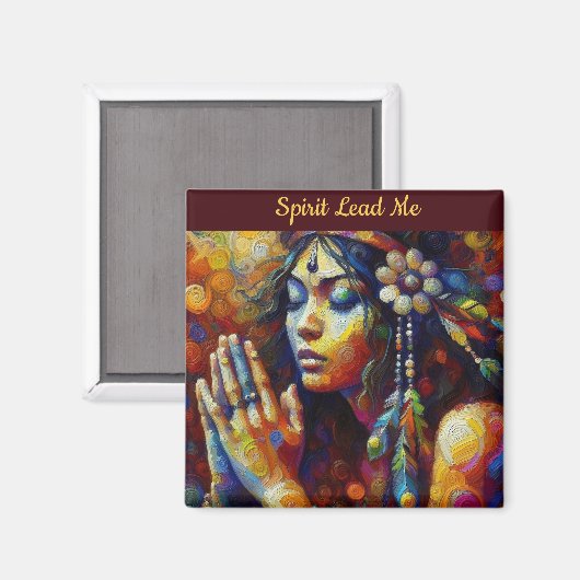 Geest leidt me magneet (Voorkant / Achterkant)
