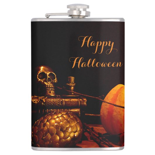 Geest najaar - stilstaand leven heupfles (Voorkant)