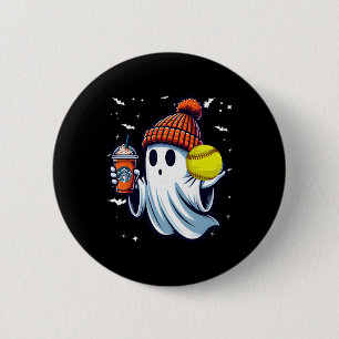 Geest Pompoen Dranken Beanie Herfst Zachte Liefheb Ronde Button 5,7 Cm