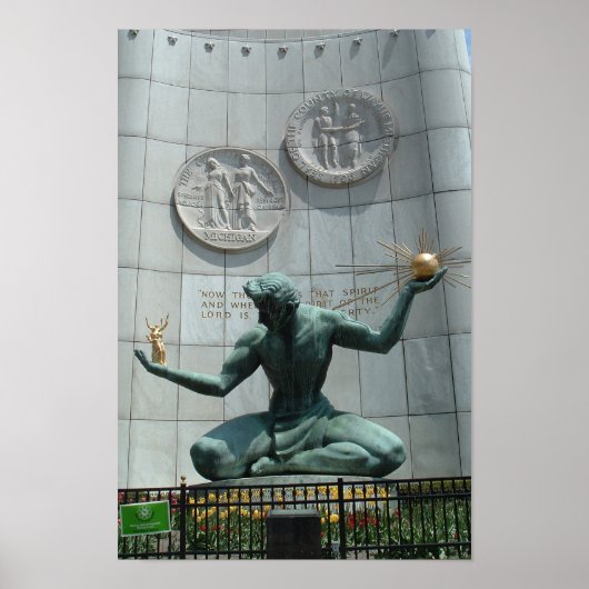 Geest Poster van Detroit (Voorkant)