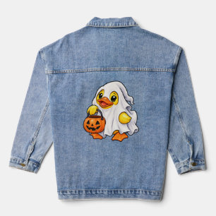 Geest Rubber Eend Trick or Treat Halloween Denim Jacket
