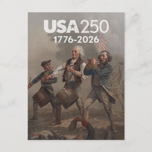 Geest van 76 - America's 250e verjaardag Briefkaart (Voorkant)
