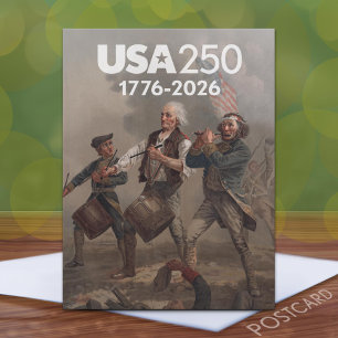 Geest van 76 - Amerika's 250e verjaardag Briefkaart