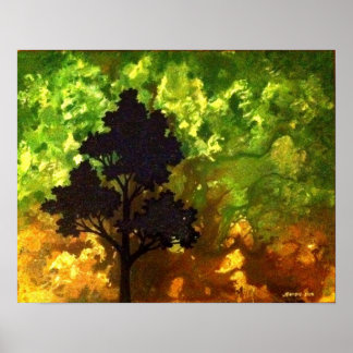 Geest van de Bossen Poster