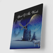 Geest van de Bossen Vierkante Klok (Hoek)