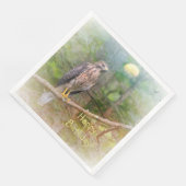 Geest van de Hawk Birthday Servet (Hoek)