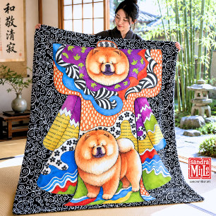 GEEST VAN DE KIMONO • Chow Fleece Deken