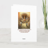 Geest van de Red Fox ArtCard Kaart (Achterkant)