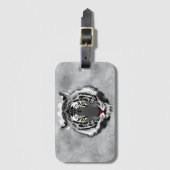 Geest van de Tijger Bagagelabel (Voorkant (verticaal))