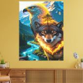 Geest van de Wilde Ascendant Canvas Afdruk (Insitu (Woonkamer))