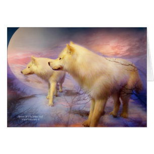 Geest van de witte Wolf ArtCard