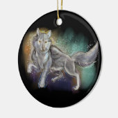Geest van de Wolf Keramisch Ornament (Links)