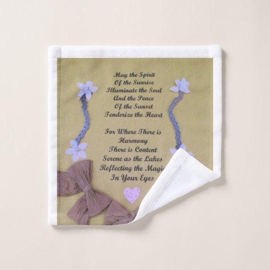 Geest van de zon washandje (Wasdoekje)