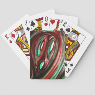 Geest van eenzaamheid pokerkaarten