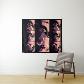 Geest van het landschap van de Kokopelli-woestijn  Wandkleed (In Situ (horizontaal))