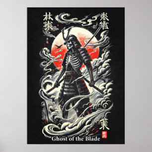 Geest Van Het Lemmet, Zombie Samurai, Japanse Anim Poster