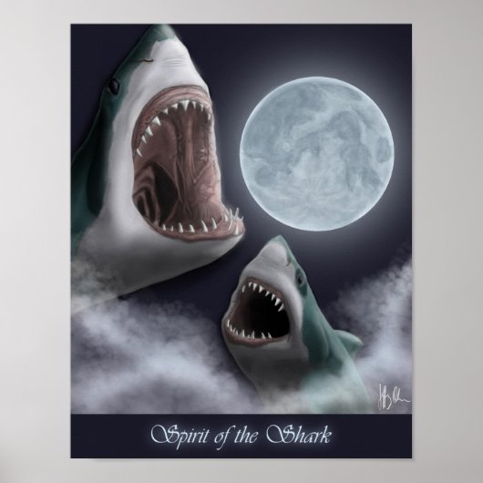Geest van het Poster van de haai (Voorkant)