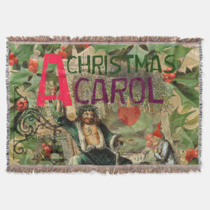 Geest van Kerst Heden Illustratie Scrooge Deken