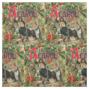 Geest van Kerst Heden Illustratie Scrooge Stof