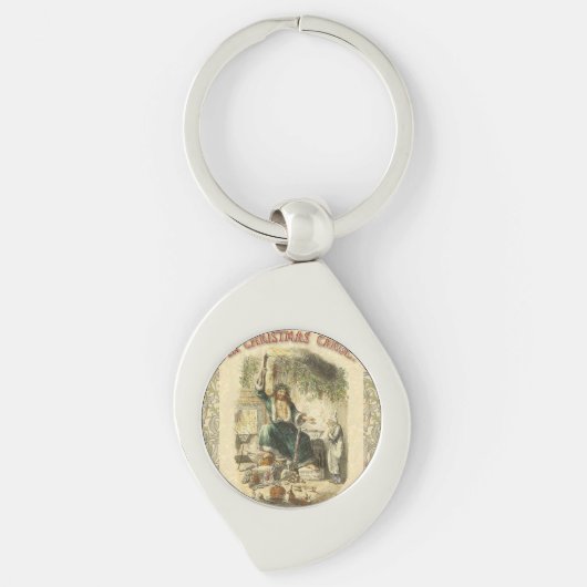 Geest van Kerstmis Heden Scrooge Sleutelhanger (Voorkant)