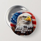 Geest van onafhankelijkheid ronde button 7,6 cm (Voorkant /achterkant)