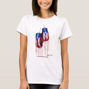 Geest van Puerto Rico Boxing-dames T-shirt