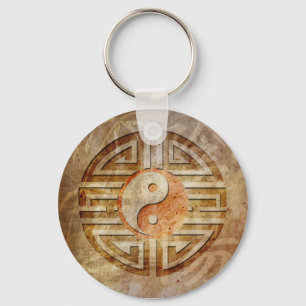 Geest van Yin & Yang Sleutelhanger