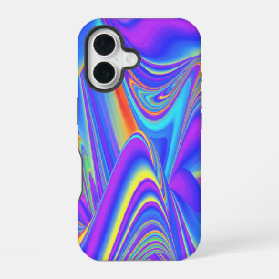 Geest van zomerse bries, Abstracte 3D Regenboogkun iPhone 16 Hoesje