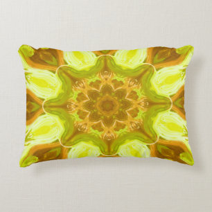 Geest van zonneblad abstract patroon accent kussen